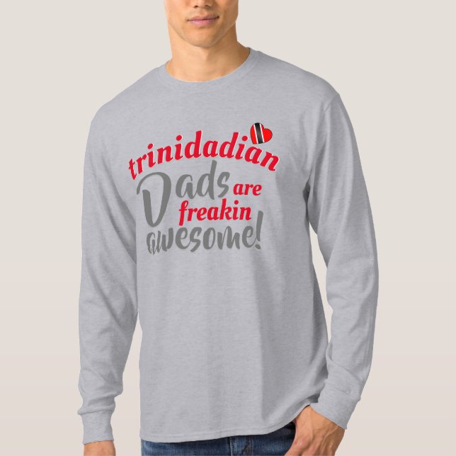 Trinidadiska pappor är fantastiska t shirt (Framsida)