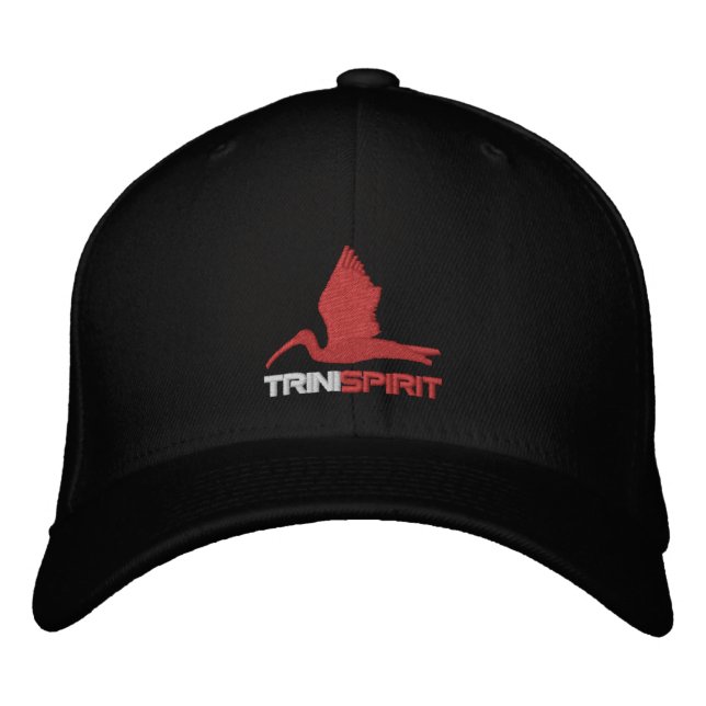 TRINISPIRIT® Flexifit Embroired Cap Broderad Keps (Framsida)