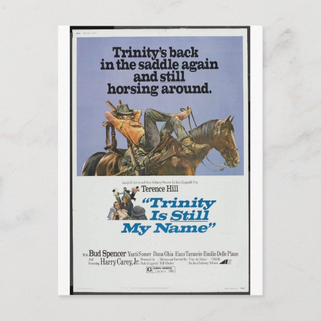 TRINITET ÄR FORTFARANDE MIN NAMN POSTCARD VYKORT (Framsida)