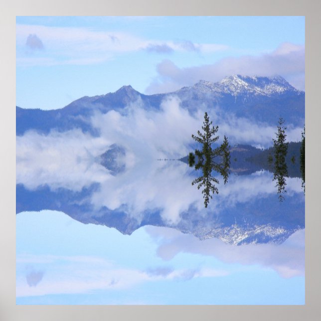 Trinity Alps-reflektioner...... Poster (Framsidan)