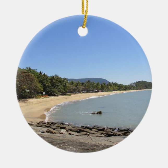Trinity Beach - Australien Julgransprydnad Keramik (Framsidan)