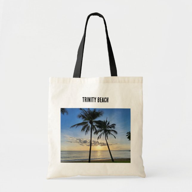 Trinity Beach Sunrise Tote Bag Tygkasse (Framsidan)