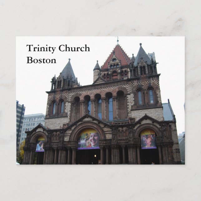Trinity Church Boston Vykort (Framsida)