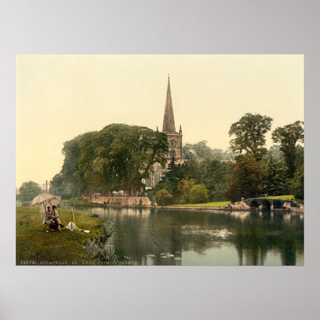 Trinity Church I, Stratford-upon-Avon, England Poster (Framsidan)