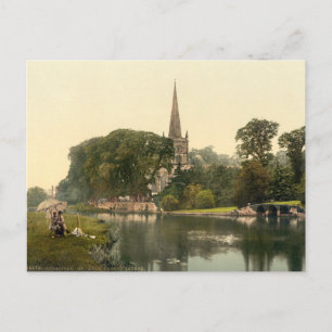 Trinity Church I, Stratford-upon-Avon, England Vykort