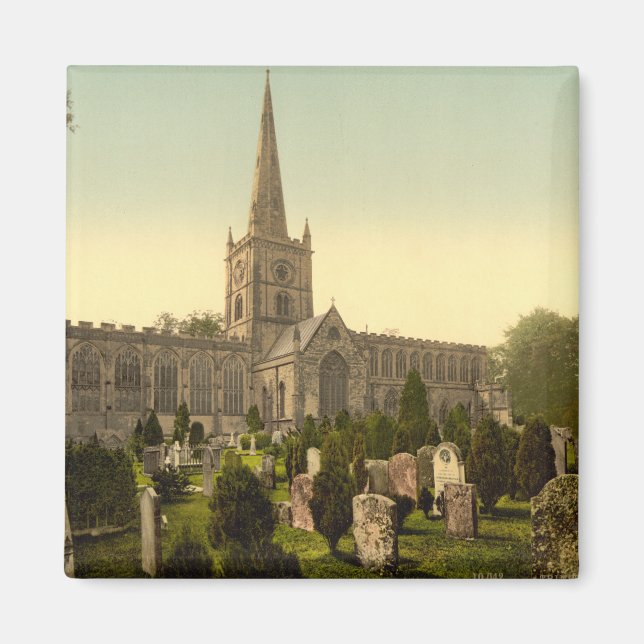 Trinity Church II, Stratford-upon-Avon, England Magnet (Framsidan)