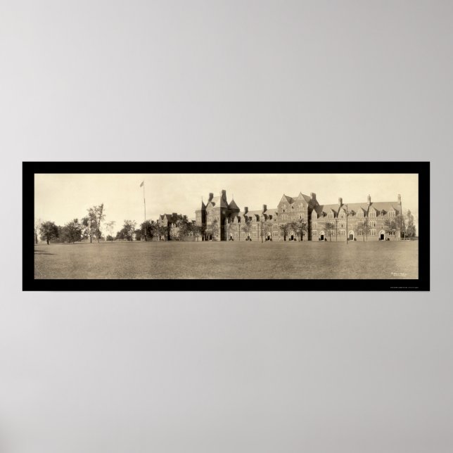 Trinity College CT Photo 1909 Poster (Framsidan)