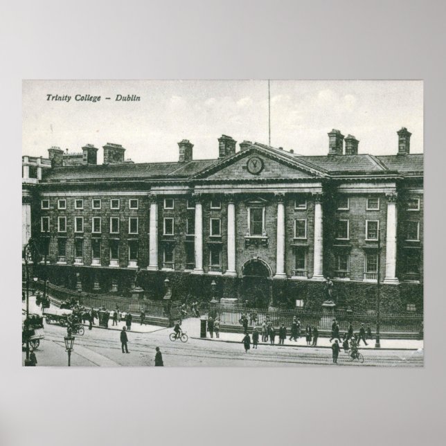 Trinity College, Dublin Vintage Poster (Framsidan)