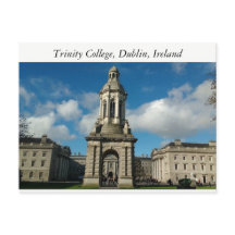 Trinity College i Dublin , Irlands vykort