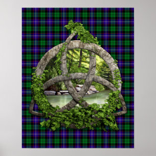 Trinity för Celtic för klanMitchell Tartan Poster