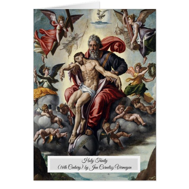 Trinity för heliga hälsningskort (Framsidan)