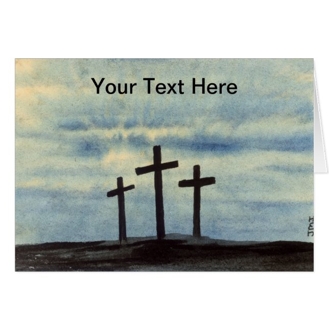 Trinity Greeting Card Hälsningskort (Framsidan Horizontal)