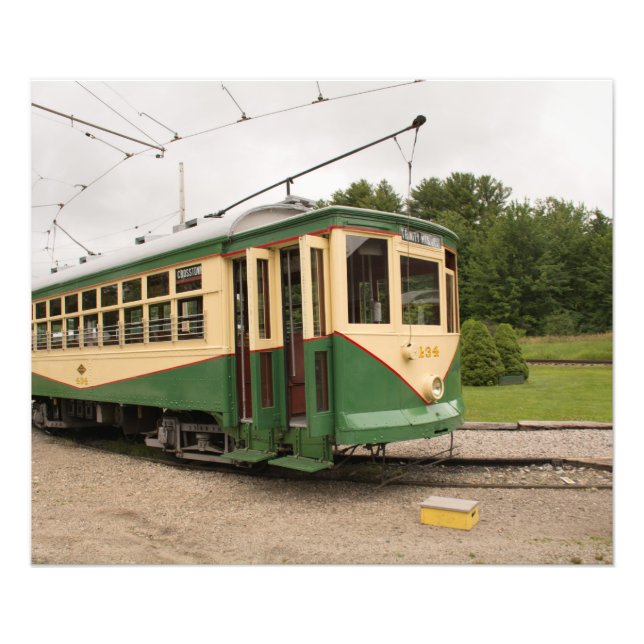 TRINITY HTS CROSSTOWN 434 TROLLEY UTSKRIFTS FOTOTRYCK (Framsidan)