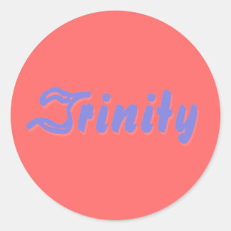 Trinity-klistermärken Runt Klistermärke