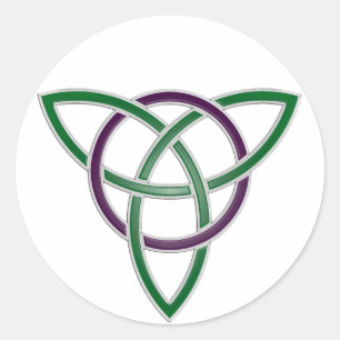 Trinity Knot Stickers Runt Klistermärke