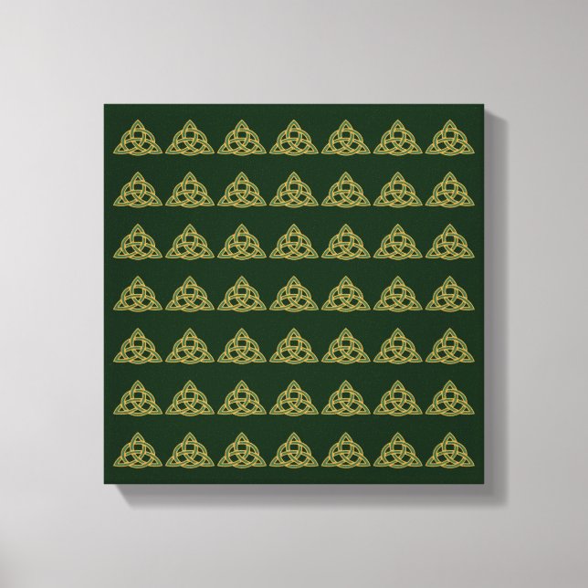 Trinity Knut Grön Canvas (Framsida)