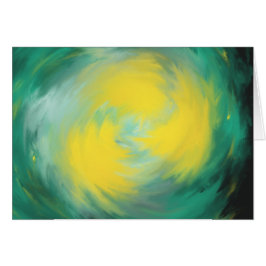 Trinity Kristen Abstrakt Gudsdyrkan Konst Målning Hälsningskort