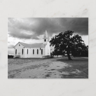 Trinity Lutheran Church - Fedor, Texas - Postcard Vykort