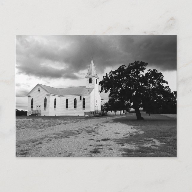Trinity Lutheran Church - Fedor, Texas - Postcard Vykort (Framsida)