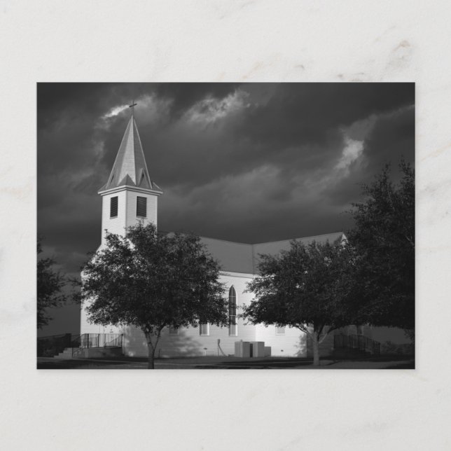 Trinity Lutheran Church - Fedor, Texas - Postcard Vykort (Framsida)
