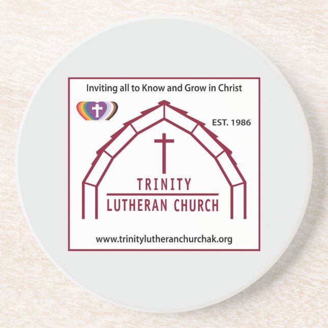 Trinity Lutheran Coaster  Underlägg (Framsidan)
