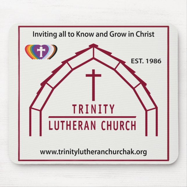 Trinity luthersk musmattor  (Framsidan)