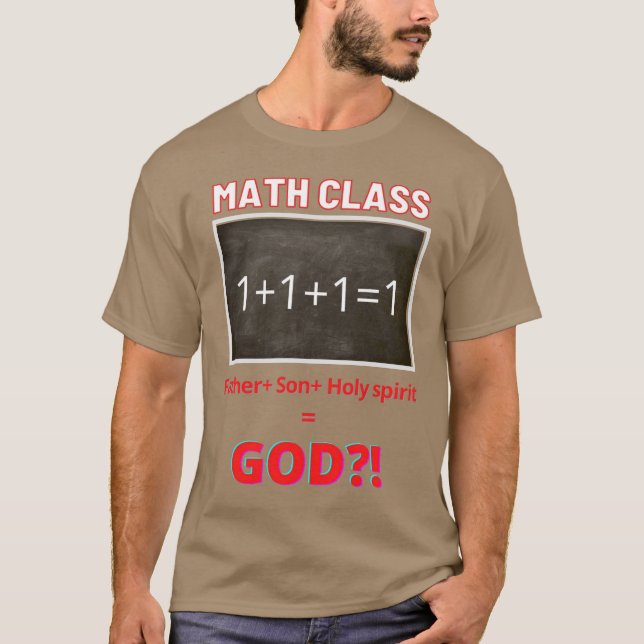 Trinity Math-klass T Shirt (Framsida)