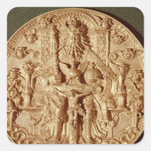 Trinity Medal, omarbetad version av original Fyrkantigt Klistermärke