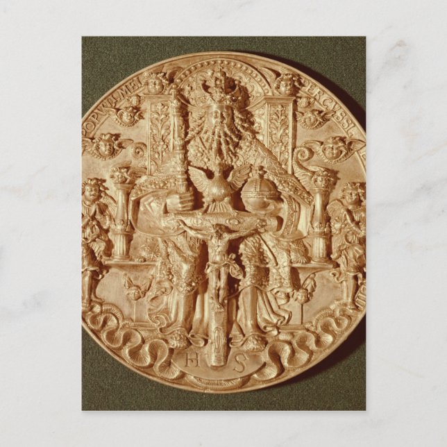 Trinity-medalj, omgjuten version av originalet vykort (Framsida)