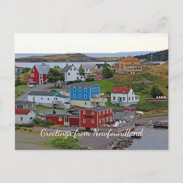 Trinity Newfoundland Vykort (Framsida)
