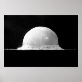 Trinity Nuclear Test Bomb Fireball - 1945 Poster