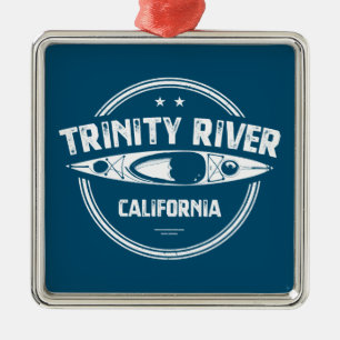Trinity River California Kayaking Julgransprydnad Metall