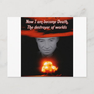 Trinity Robert Oppenheimer Vykort