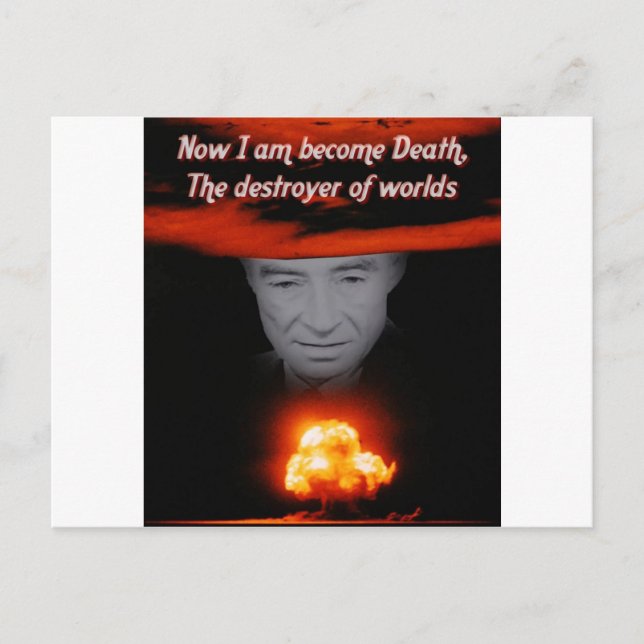 Trinity Robert Oppenheimer Vykort (Framsida)