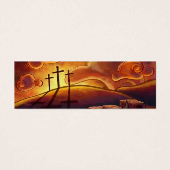 Trinity Sunset Bookmark Litet Visitkort (Framsidan)