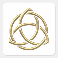 Trinity Symbol 2 för gyllene "3-D"-Heliga