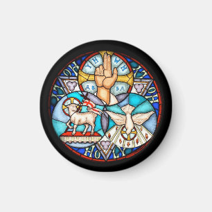 Trinity the Far, Son and Heliga Spirit Symbol Magnet