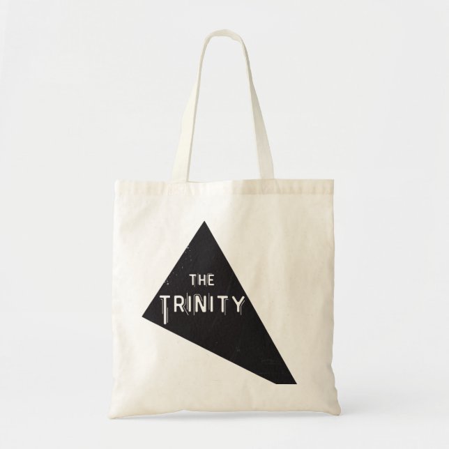 Trinity Triangle Tote Bag - Unity of the Godhead Tygkasse (Framsidan)