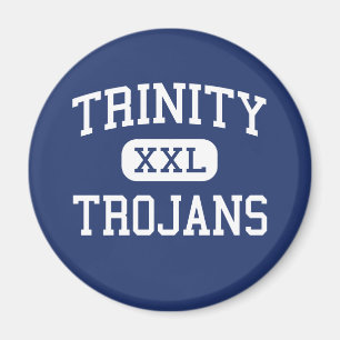 Trinity - Trojans - kick - Garfield höjder Ohio Magnet