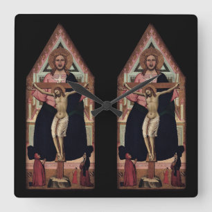 "Trinity"-väggklockan Fyrkantig Klocka