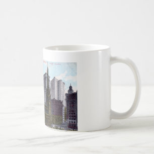 Trinitykyrka, New York City vintage 1912 Kaffemugg