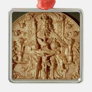 Trinitymedaljen, stöper om version av original julgransprydnad metall