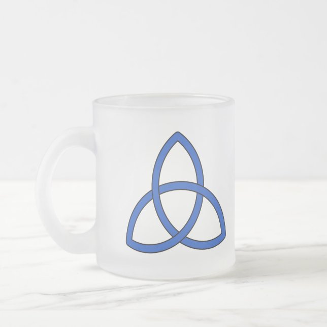 Trinitymn.org frostat glas mugg (Vänster)