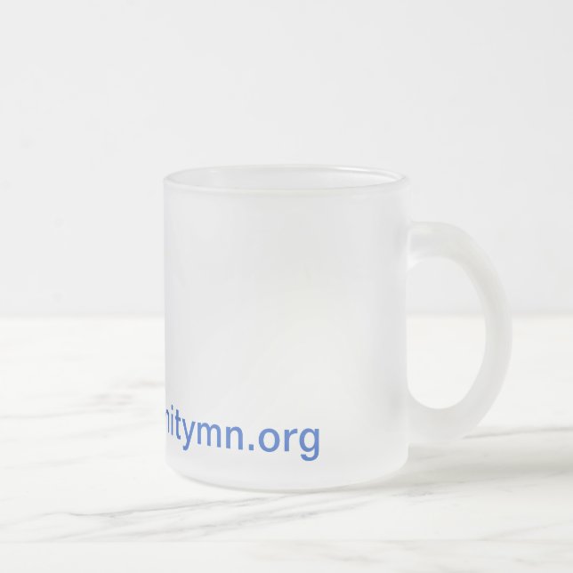 Trinitymn.org frostat glas mugg (Höger)