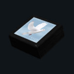Trinket Box Dove Minnesask<br><div class="desc">Trinket box som visas i svart trä med duvtryck. Liten storlek visas. Anpassa det här objektet eller köp som det är. Lagrar Image freepik.com</div>