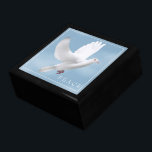 Trinket Box Dove Minnesask<br><div class="desc">Trinket box som visas i svart trä med duvtryck. Stor storlek visas. Anpassa det här objektet eller köp som det är. Lagrar Image freepik.com</div>