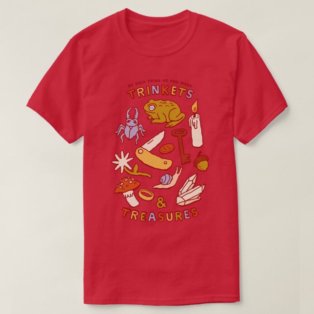 Trinkets Treasures T Shirt (Design framsida)