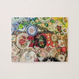 Trinketter och spänningar 8 x 10 tum 110 Biet Puss Pussel