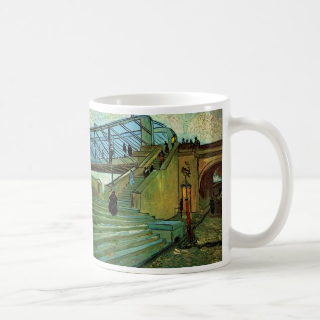 Trinquetaille-bron av Vincent van Gogh Kaffemugg (Höger)