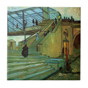 Trinquetaille-bron av Vincent van Gogh Kakelplatta